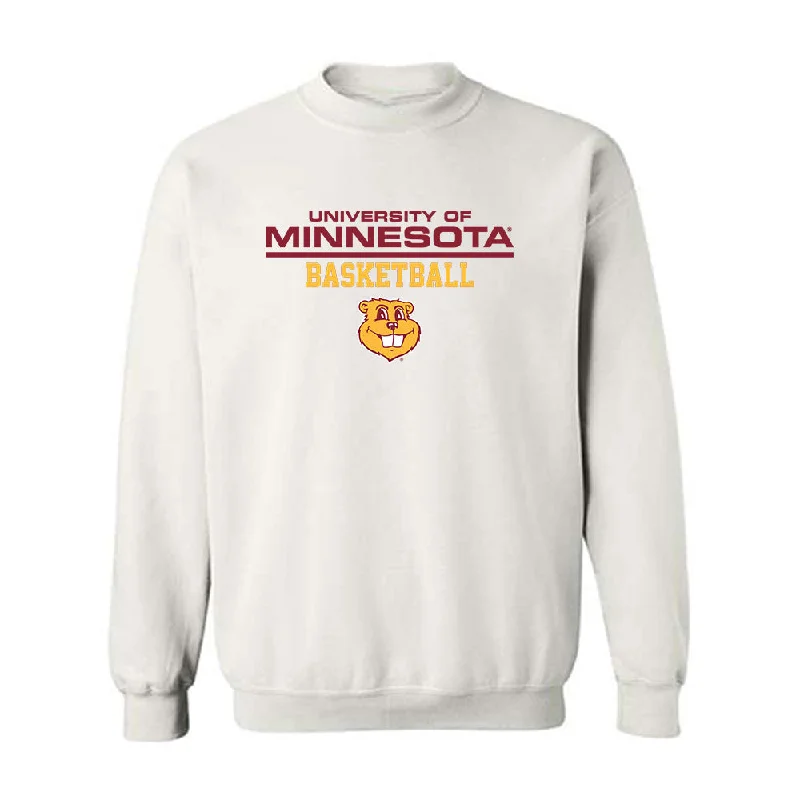 Minnesota - NCAA Women's Basketball : Grace Grocholski - Classic Fashion Shersey Crewneck Sweatshirt Hoodie with Mock Neck Collared Structured Minnesota - NCAA Women's Basketball : Grace Grocholski - Classic Fashion Shersey Crewneck Sweatshirt Hoodie with Mock Neck Collared Structured