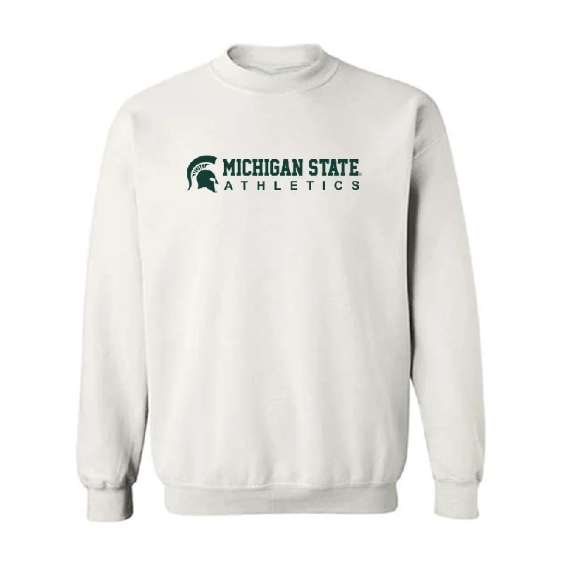Michigan State - NCAA Women's Basketball : Nyla Hampton - Classic Shersey Crewneck Sweatshirt Hoodie with V-Neck Classic Versatile