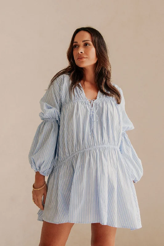 Naloo Dress - Blue Tunics Party sparkling