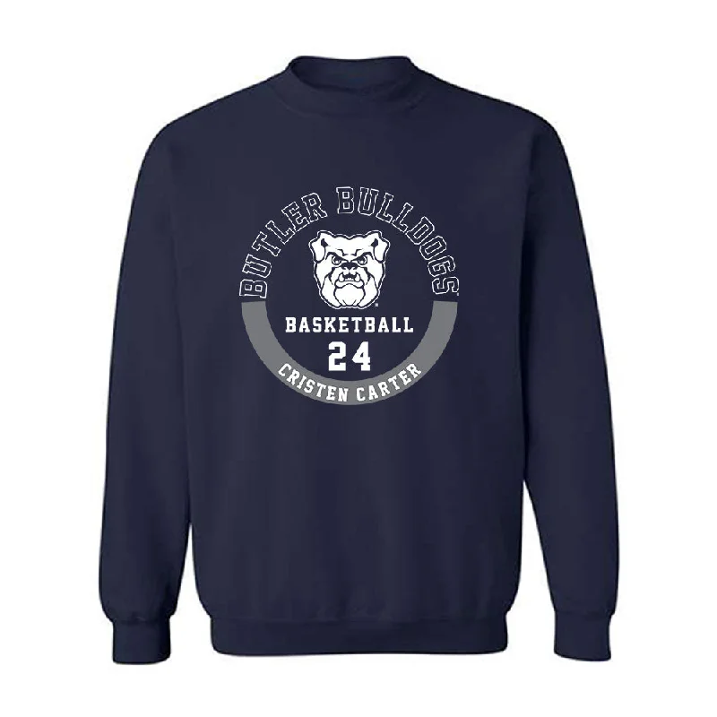 BU - NCAA Women's Basketball : Cristen Carter - Generic Shersey Crewneck Sweatshirt Hoodie with Drawcord Adjustable Secure