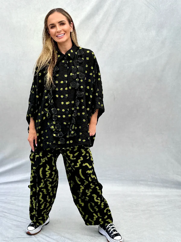 Angle Cargo Pant Trendy Wide-Legged Trousers