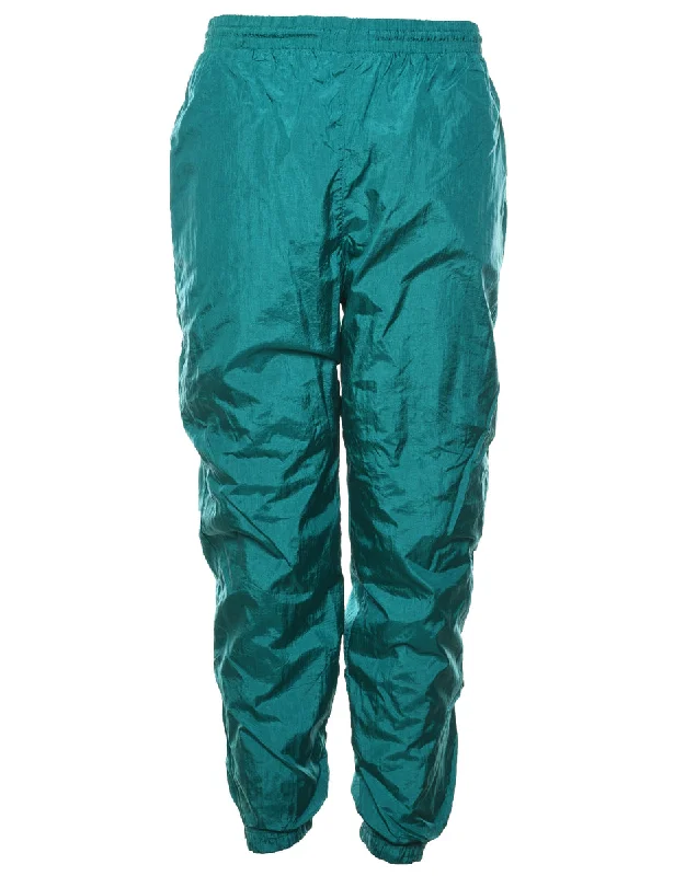 Green Track Pants - W28 L28 Chic Capri Pants