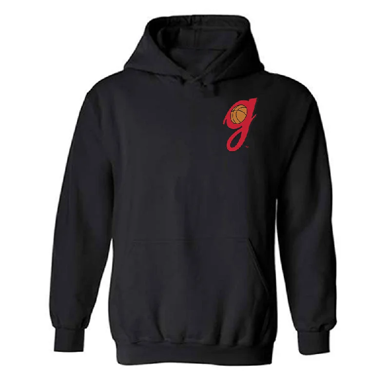 Georgia - NCAA Women's Basketball : Asia Avinger - Hooded Sweatshirt Hoodie with Patch Decorative Personalized