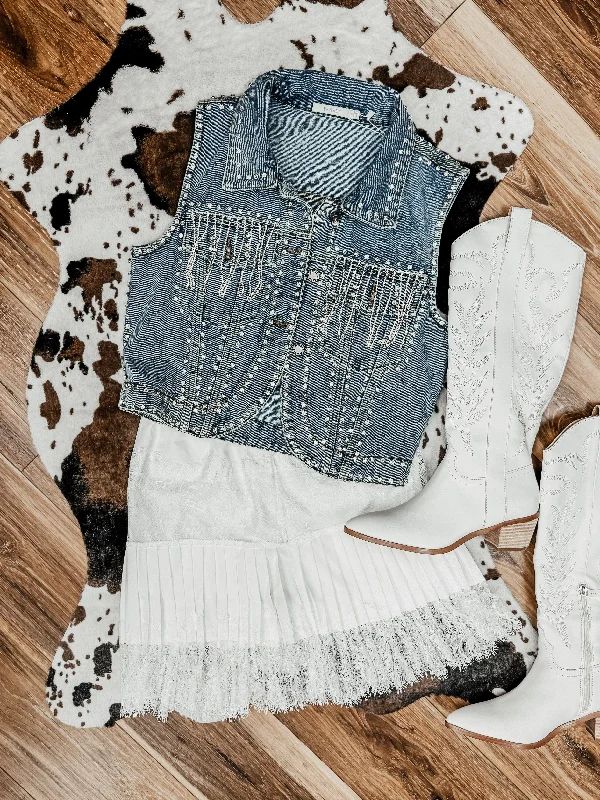 Layla White Lace Skirt vintage skirt charm