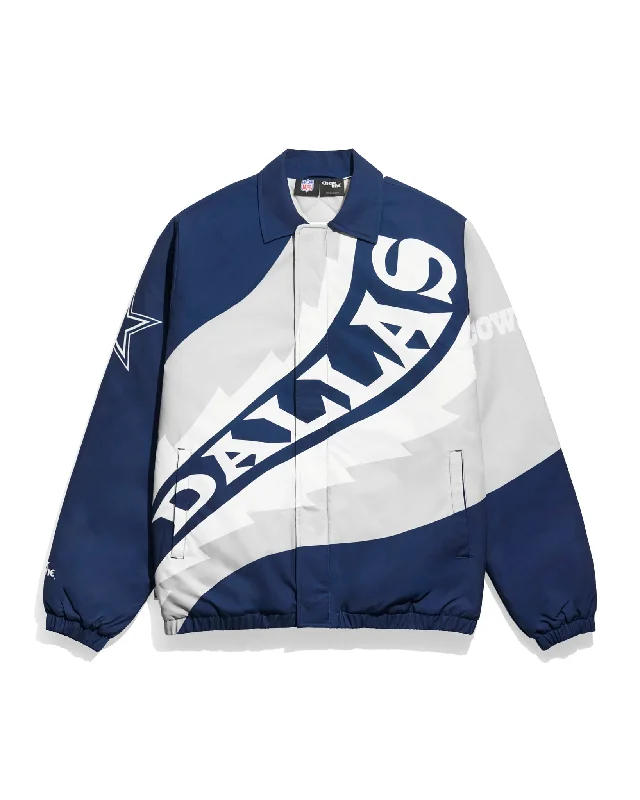 Dallas Cowboys Saw Blade Quilted Puffer Jacket Cotton Fabric Linen Fabric Terry Fabric