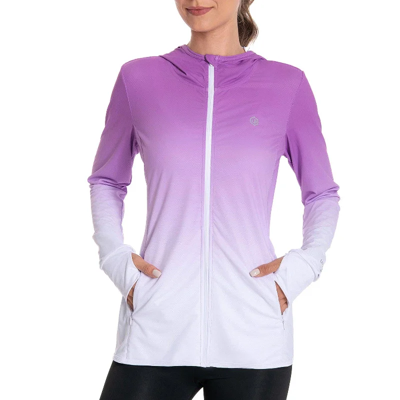 Lightbare Women's UPF 50+ Sun Protection Full Zip Hoodie Jacket Herringbone Jacket Houndstooth Jacket Plaid Jacket Lightbare Women's UPF 50+ Sun Protection Full Zip Hoodie Jacket Herringbone Jacket Houndstooth Jacket Plaid Jacket