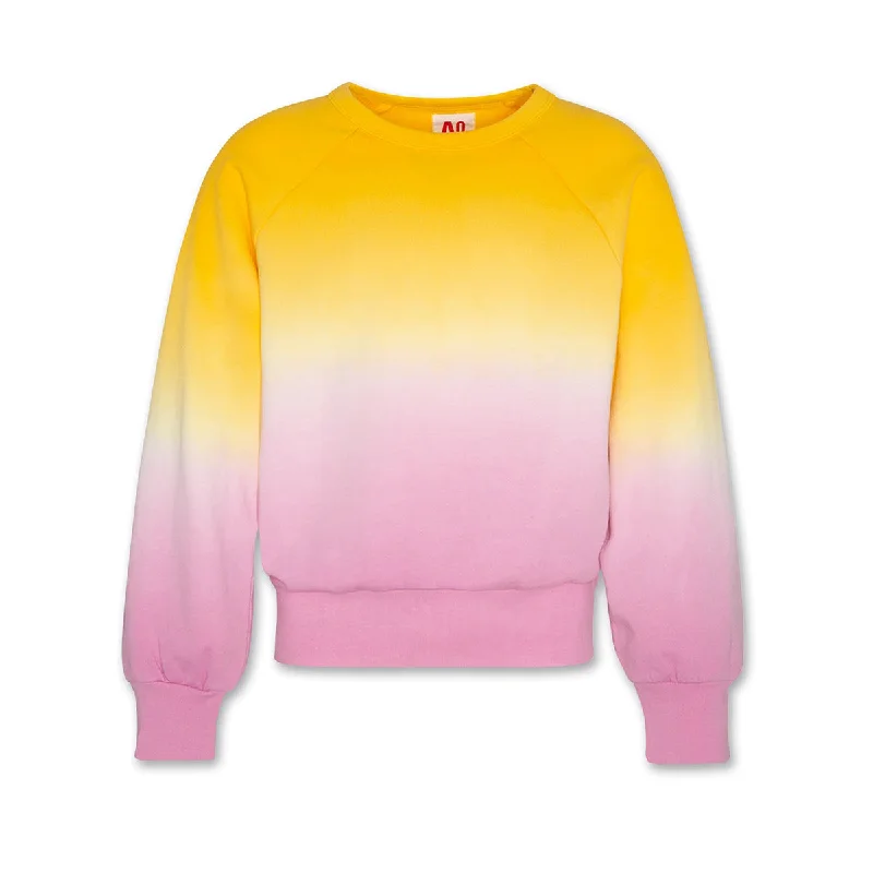 AO76 Aya Sweater Dip Dye Zippered Buttoned Snapped