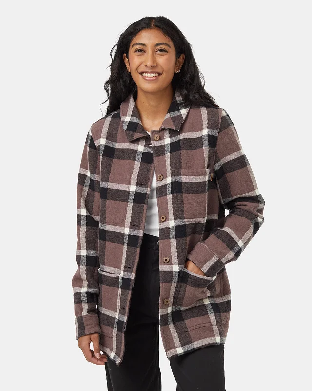 Flannel Utility Jacket Denim Fabric Leather Fabric Suede Fabric
