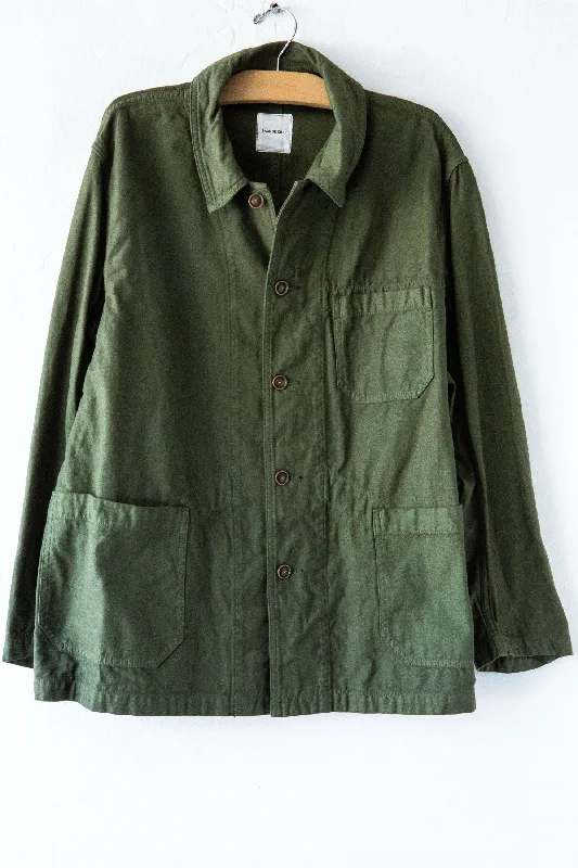 Coverall Jacket Welt Pockets Slit Pockets Flap Pockets