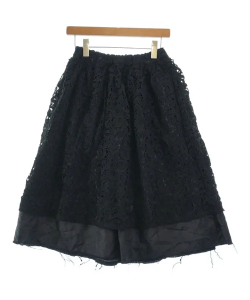 COMME des GARCONS COMME des GARCONS Knee length skirts leather skirt sleek