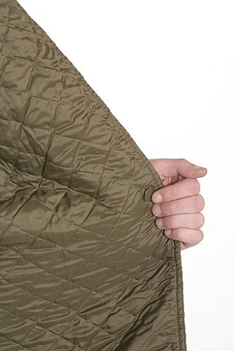 Vintage Canadian Quilted Combat Jacket Liner Faux Fur Jacket Real Fur Jacket Shearling Jacket