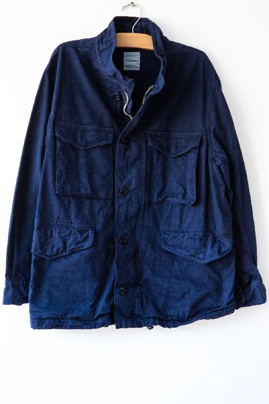 3173 Navy Jacket Knit Fabric Woven Fabric Fleece Fabric