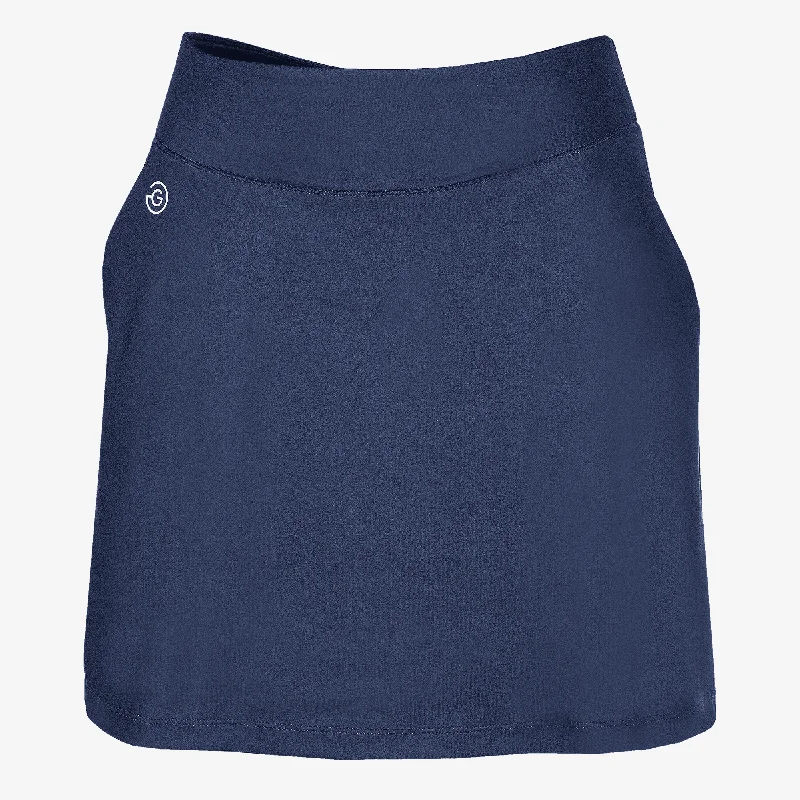 Marsha - Breathable golf skirt with inner shorts satin skirt smooth