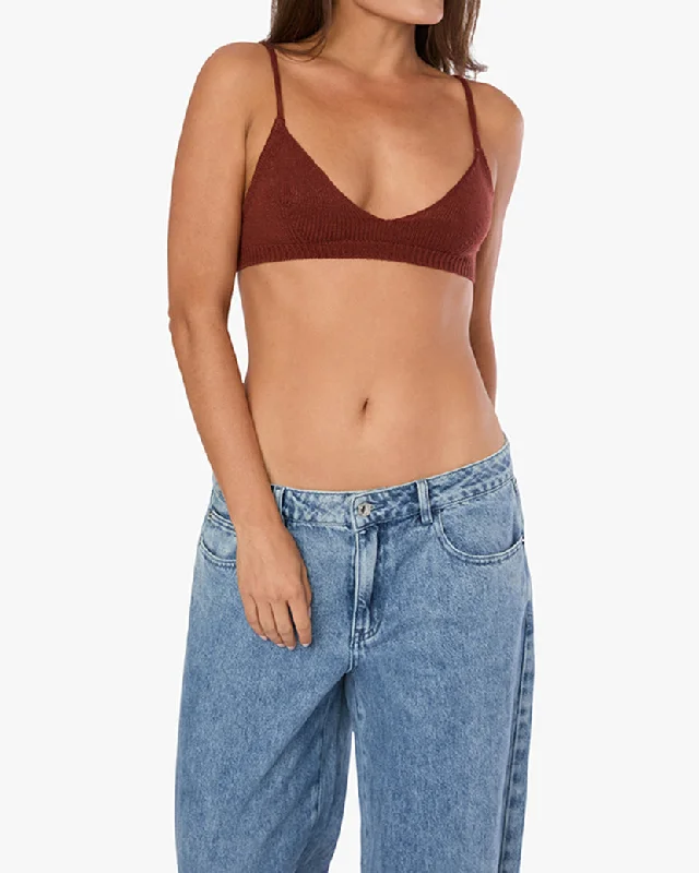 Sweater Bra Top Modern Contemporary Chic