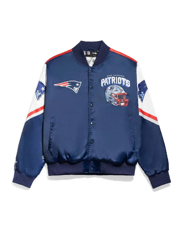 New England Patriots Helmet Fanimation Jacket Nylon Jacket Polyester Jacket Spandex Jacket