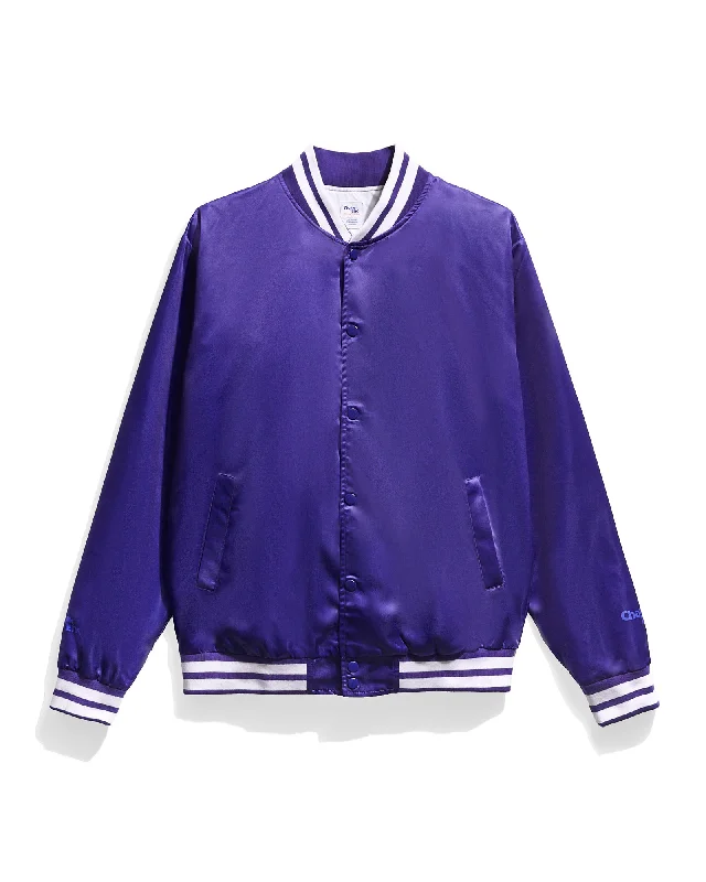 Purple Arena Satin Jacket Mesh Jacket Canvas Jacket Denim Jacket