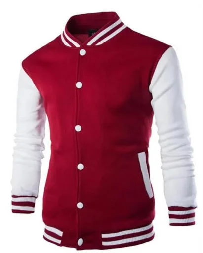 HUDI 9005 Varsity Jacket Hooded Jacket Caped Jacket Shawl Collar Jacket