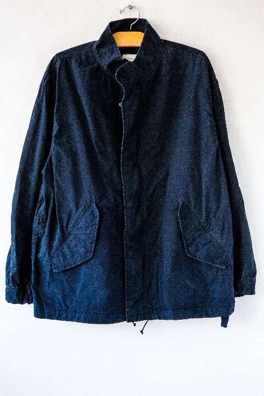 sage de cret dk navy 3128 jacket Cotton Fabric Linen Fabric Terry Fabric