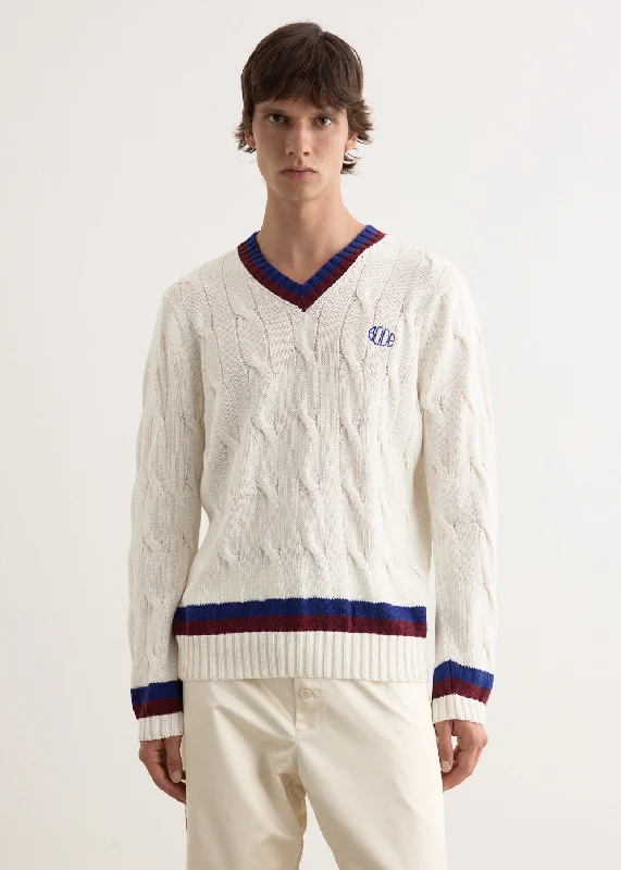 Tennis Sweater Elegant Classic Vintage