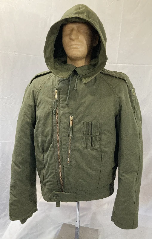 Canadian Combat Vehicle Crew Cold Weather Jacket * Rare * Fashionable * Oversized Jacket Tailored Jacket Straight Jacket
