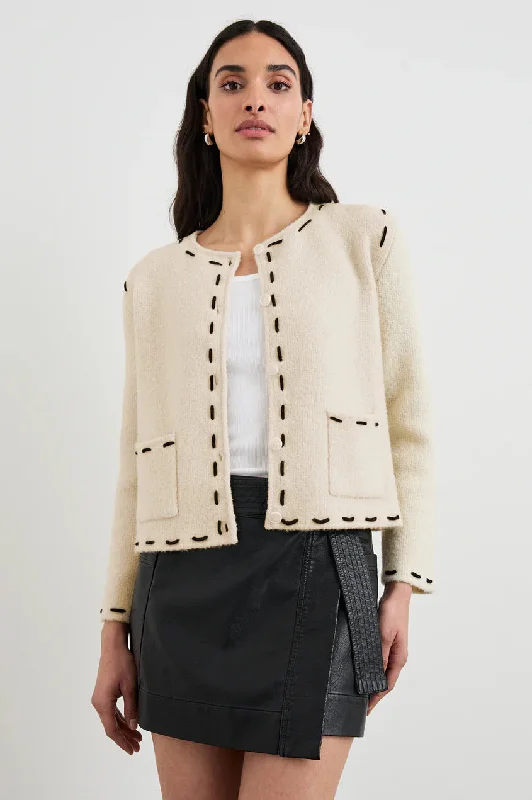 Rails - Juliette Jacket in Ivory Jacket Blazer Coat