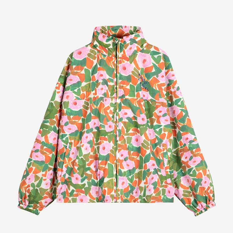 Bobo Choses Woman - Floral print windstopper jacket Jersey Jacket Tulle Jacket Batik Jacket