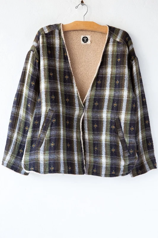 Calamigos Jacket Notch Collar Peter Pan Collar Cowl Neck