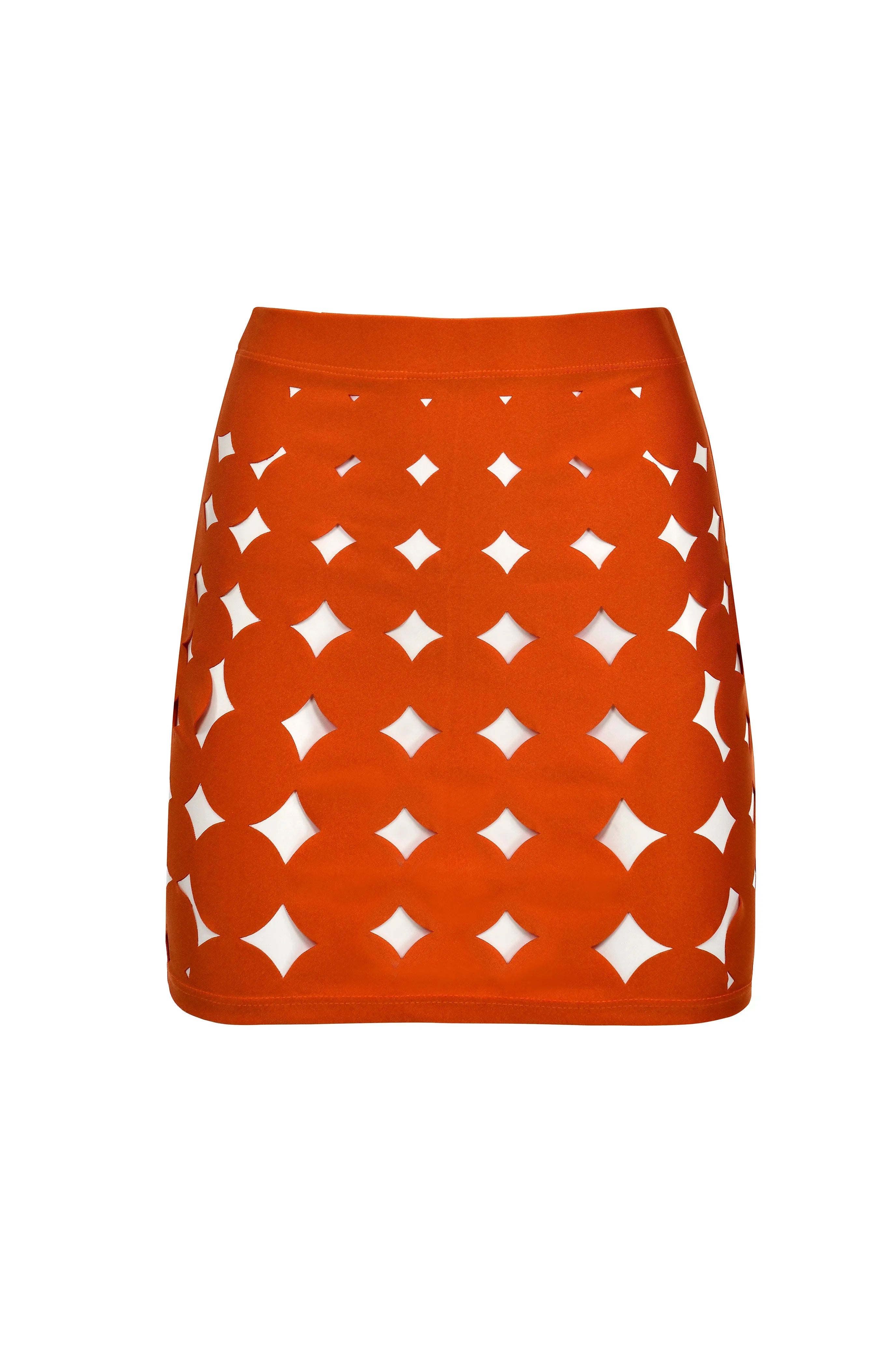 Distopia Skirt Orange mini skirt trendy