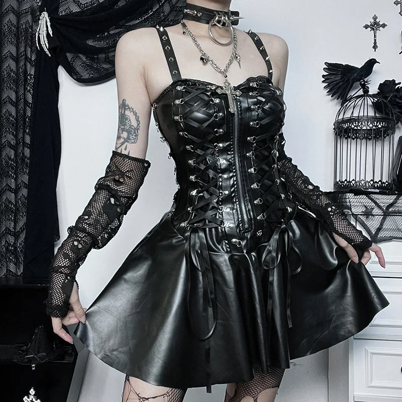 Halloween Devil Spice Skirts    KF70359 denim skirt classic