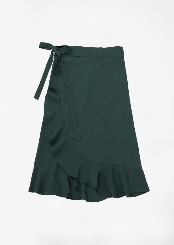 The Everly Ruffle  Skirt cashmere skirt plush