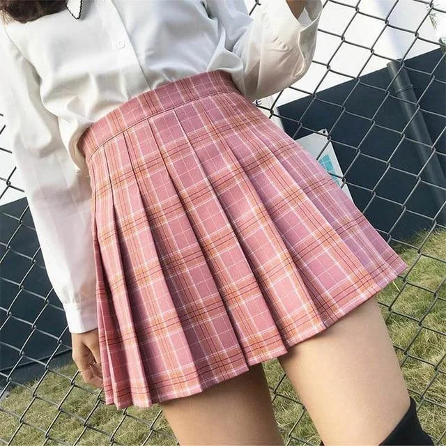 Pink plaid