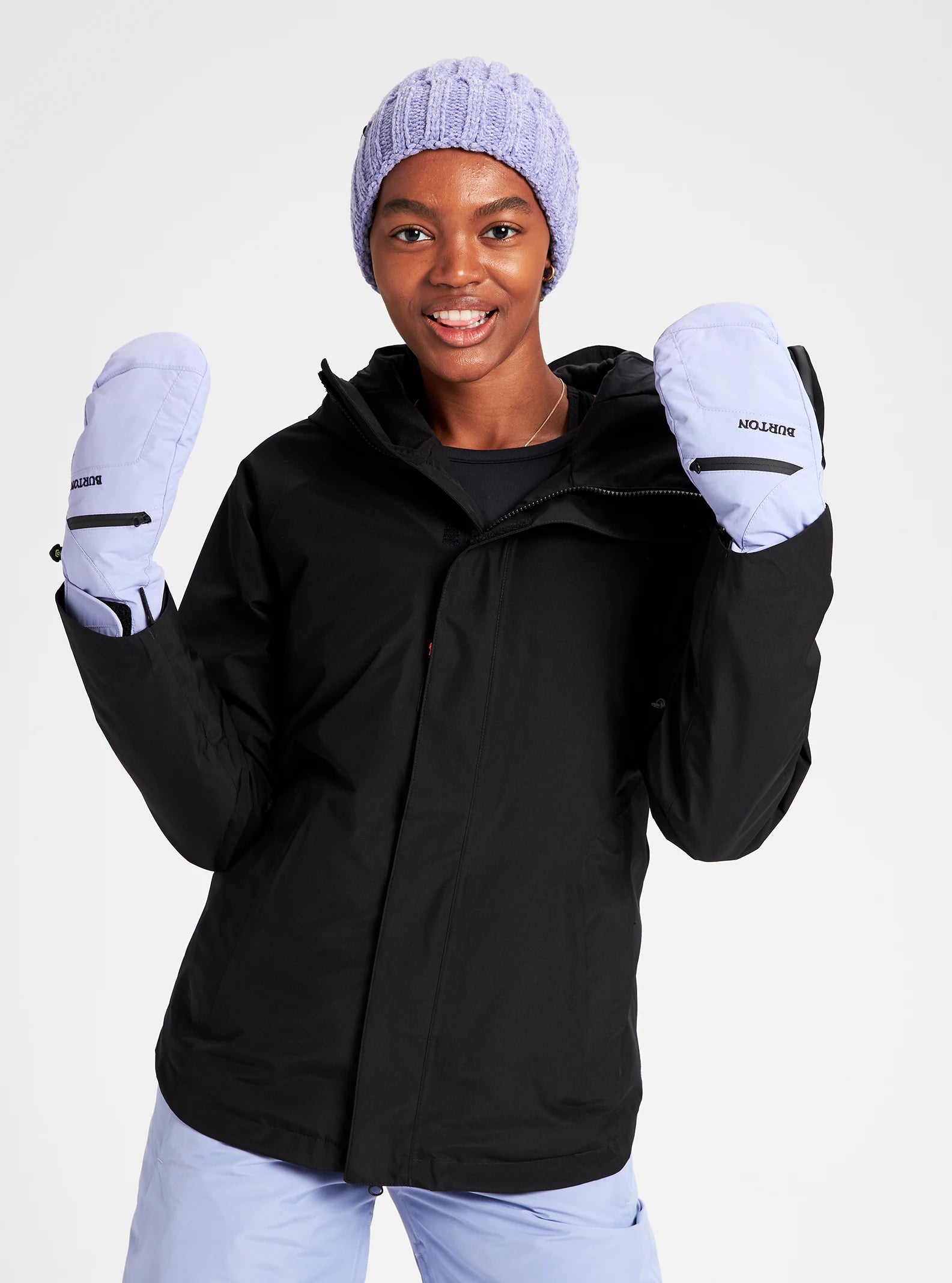 Burton Powline GORE-TEX Jacket Womens Black Front Pockets Side Pockets Patch Pockets