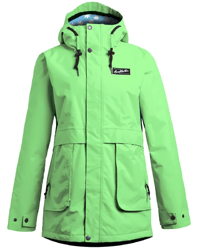 Airblaster Nicolette Jacket Womens Spring Collared Jacket Crew Neck Jacket Turtle Neck Jacket