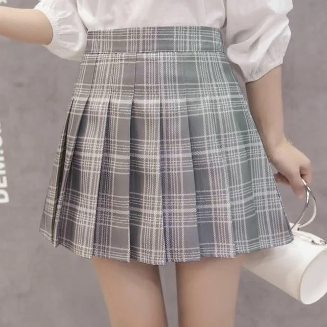 White plaid