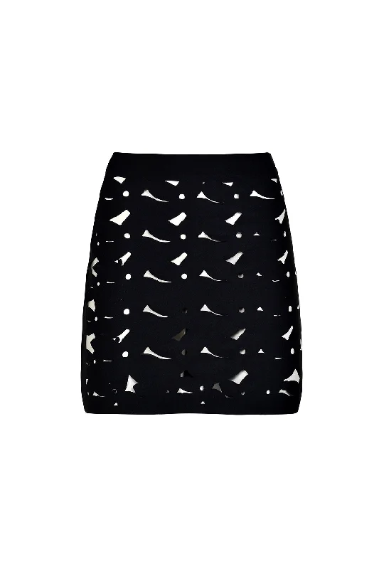 Alhena Skirt Black cotton skirt soft