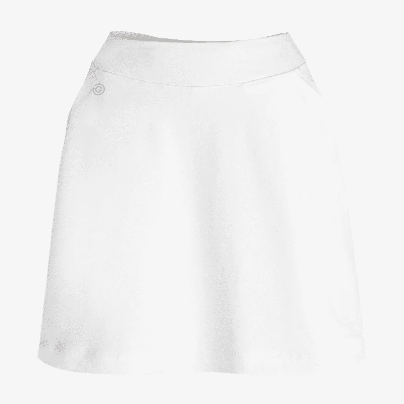 Marsha - Breathable golf skirt with inner shorts elastic waist skirt