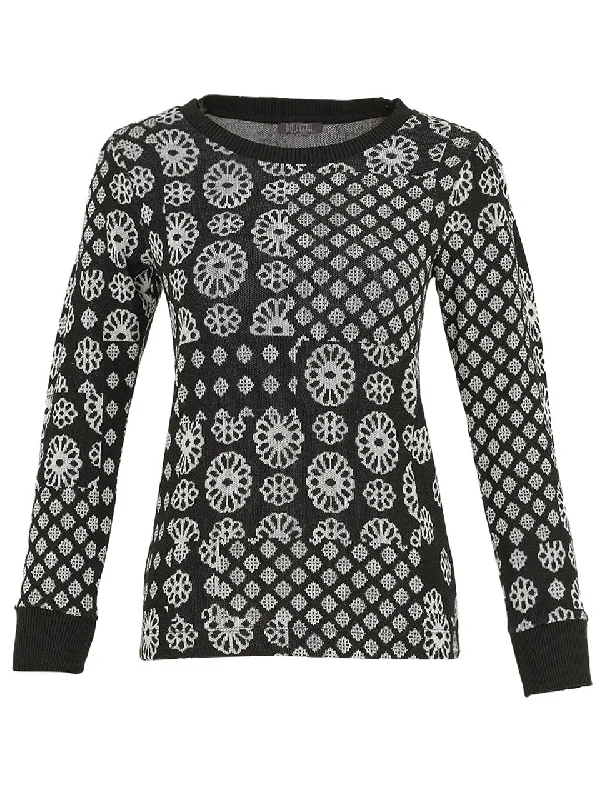 Dolcezza #74130 knit sweater Stylish Fashionable Trendy
