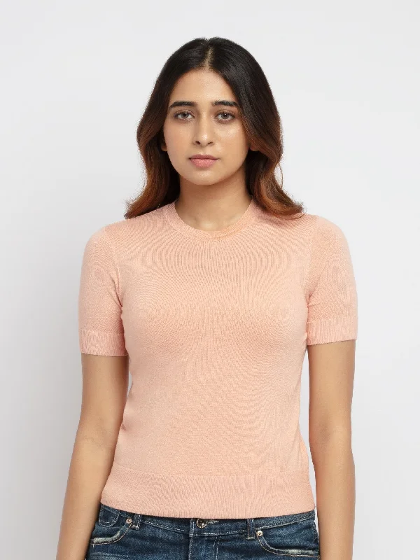 Women's Solid Sweater Stylish Fashionable Trendy