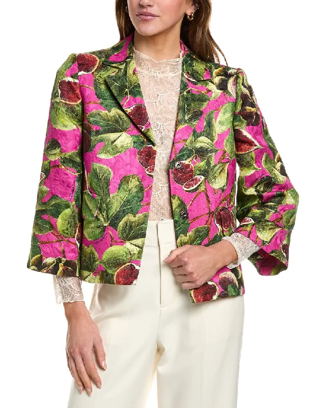 Dolce & Gabbana Silk-Blend Jacket Bomber Jacket Anorak Windbreaker