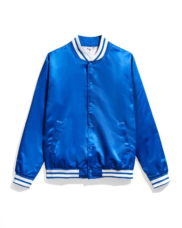 Blue Arena Satin Jacket Satin Jacket Silk Jacket Chiffon Jacket