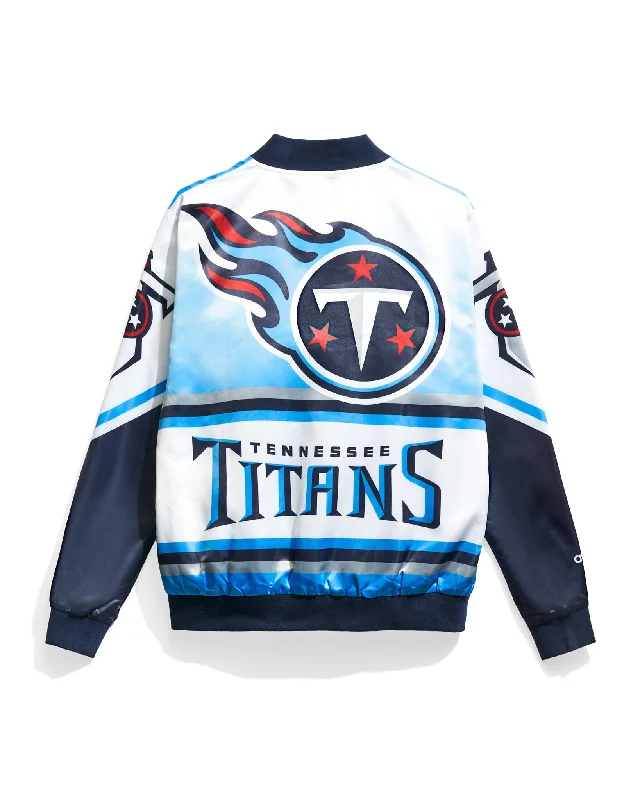 Tennessee Titans Fanimation Satin Jacket Nylon Jacket Polyester Jacket Spandex Jacket