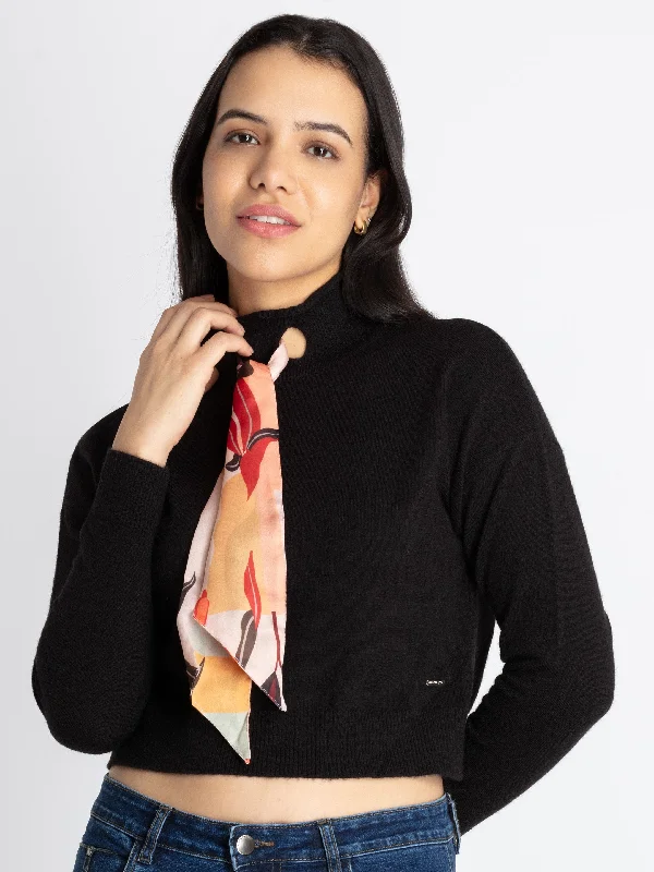 Womens Solid Turtle Neck  Sweater Casual Formal Business