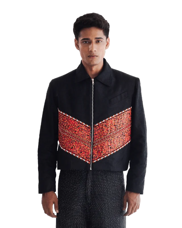 "METEORA" JACKET Satin Jacket Silk Jacket Chiffon Jacket