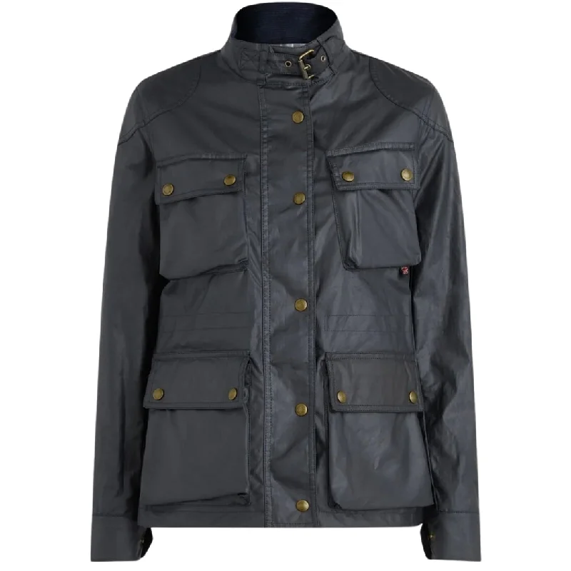 Belstaff Womens Fieldmaster Dark Ink Navy Blue Thin Jacket Elasticated Jacket Padded Jacket Insulated Jacket Belstaff Womens Fieldmaster Dark Ink Navy Blue Thin Jacket Elasticated Jacket Padded Jacket Insulated Jacket