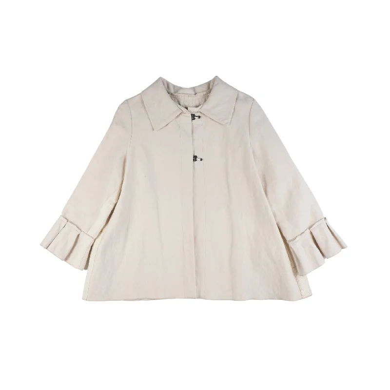 Lanvin Light Jacket - Women's M Chenille Fabric Brocade Fabric Lace Fabric