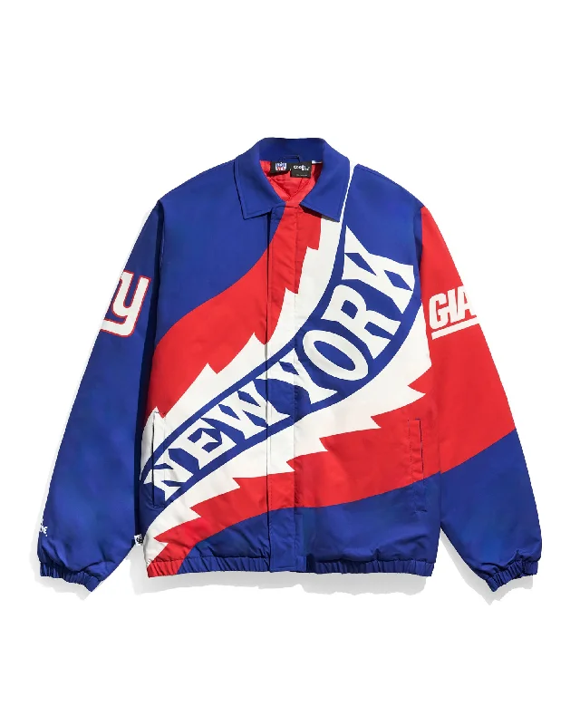 New York Giants Saw Blade Quilted Puffer Jacket Knit Jacket Woven Jacket Fleece Jacket