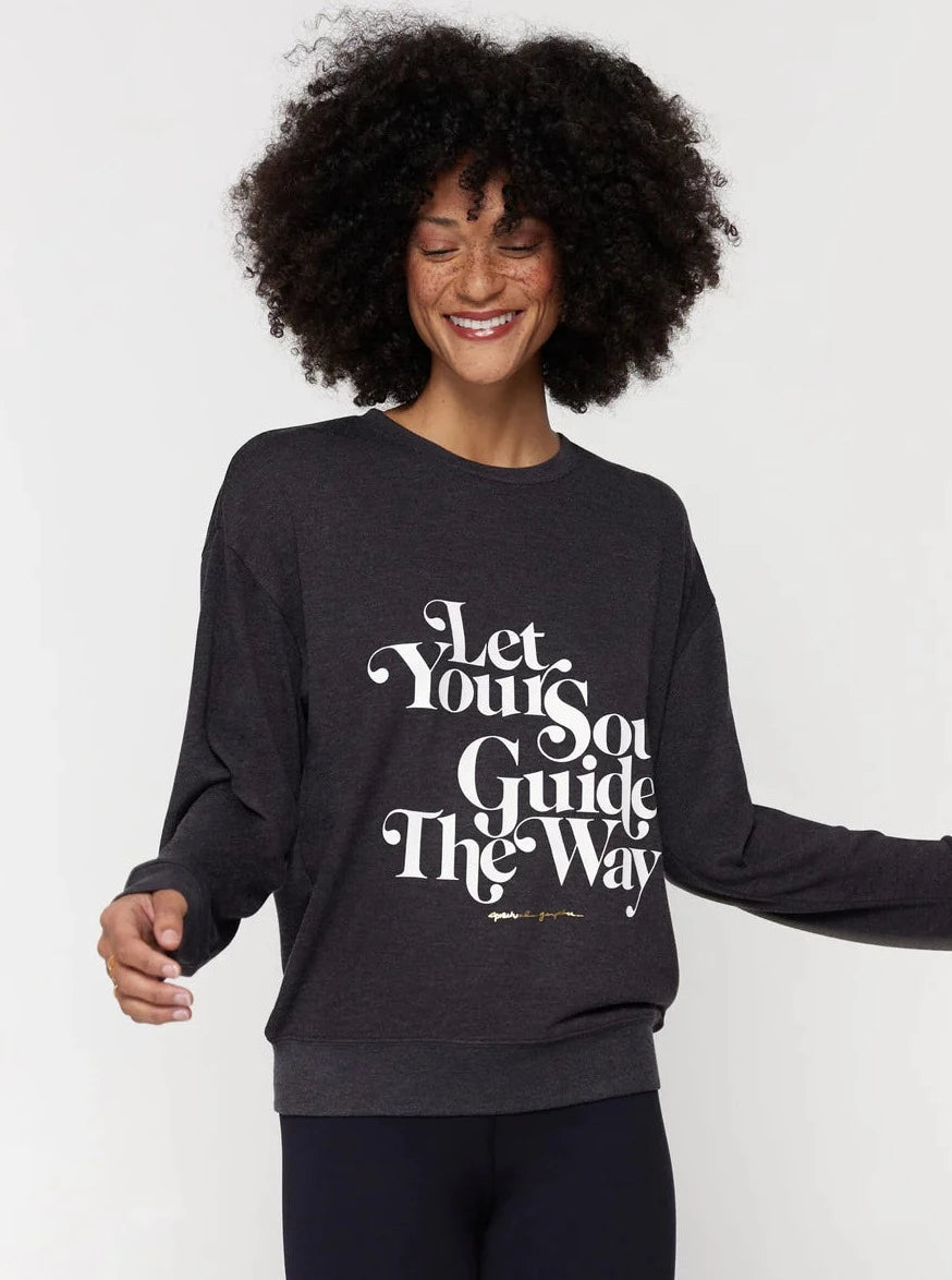 Guide The Way | Savasana Sweater Ribbed Striped Patterned