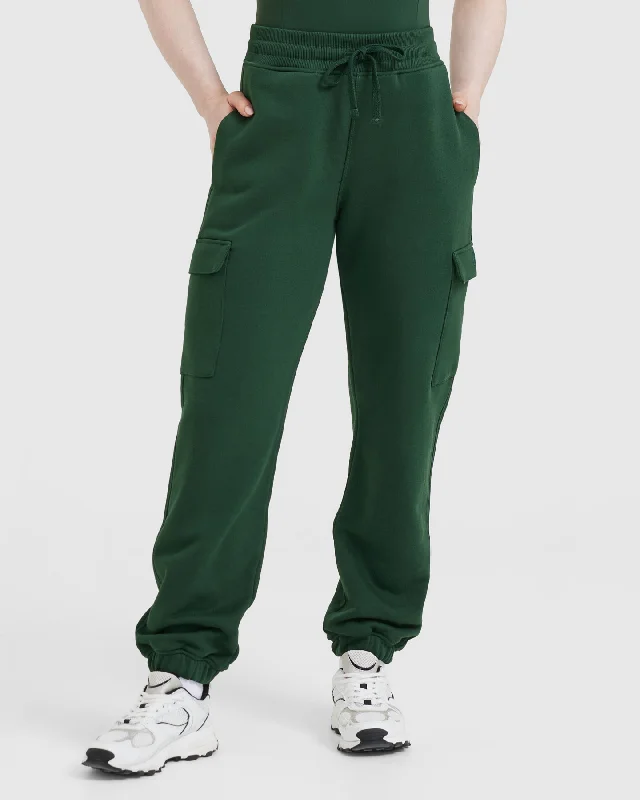 All Day Cargo Jogger | Pine Green