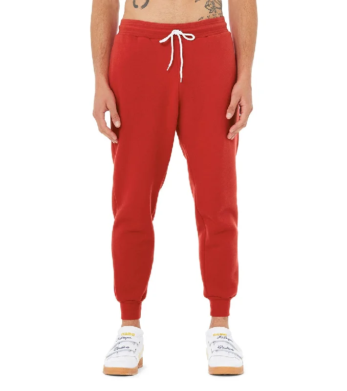 Bella + Canvas Unisex Jogger Sweatpants Red