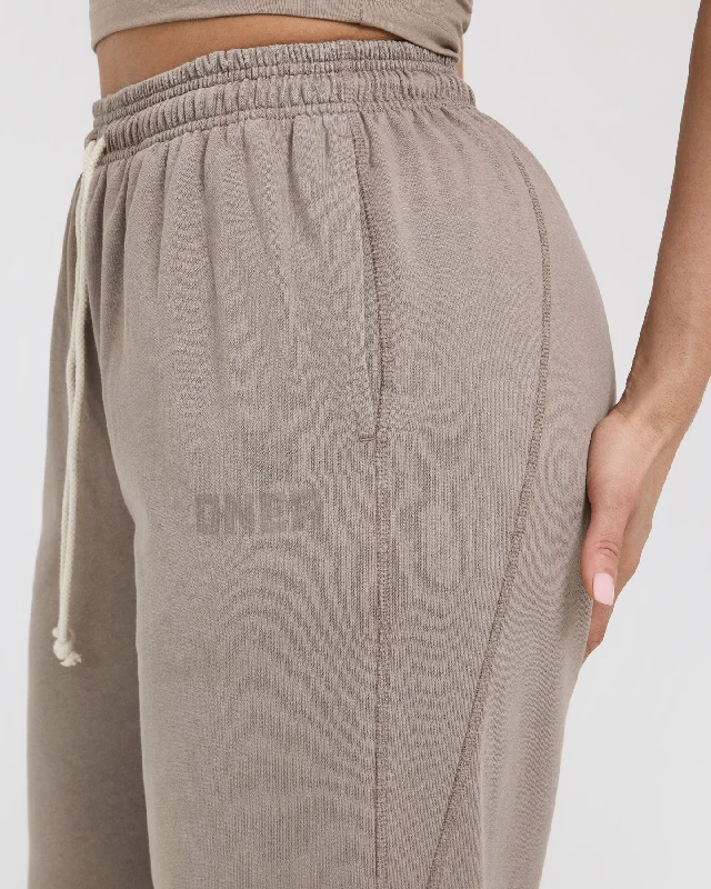 Raw Lounge Wide Leg Joggers | Minky